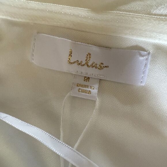 Lulus My Favorite Night Ivory Off-the-Shoulder Mermaid Maxi Dress  Medium - Picture 4 of 6